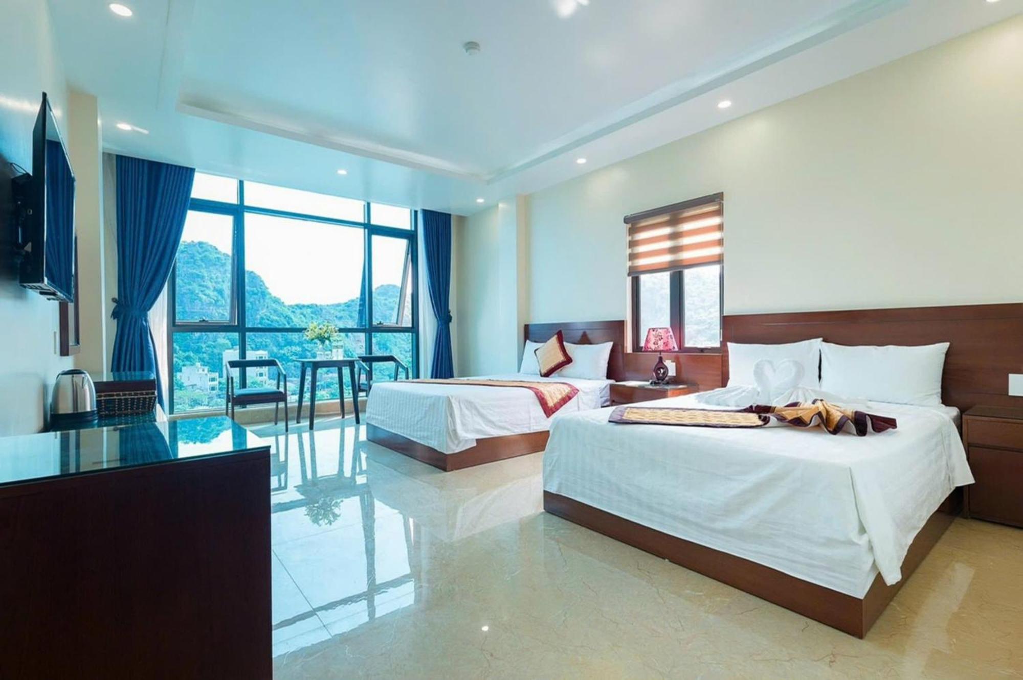 Aroma Cat Ba Sea View Hotel Chan Chau Room photo